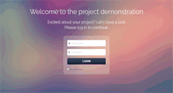 Desktop Screenshot of myprojectdemonstration.com